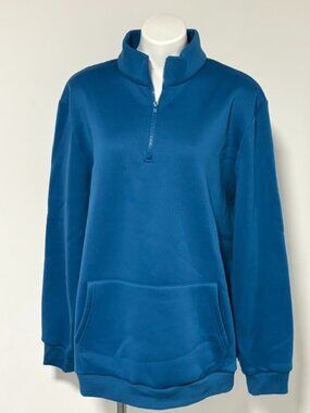 COOFANDY MEN'S QUARTER ZIP PULLOVER FLEECE LINED SWEATSHIRT 2XL